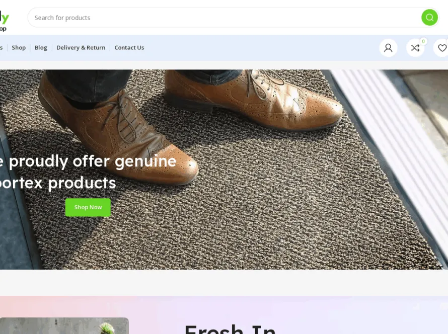 Web design for Gadgetly — Consumer electronics retail