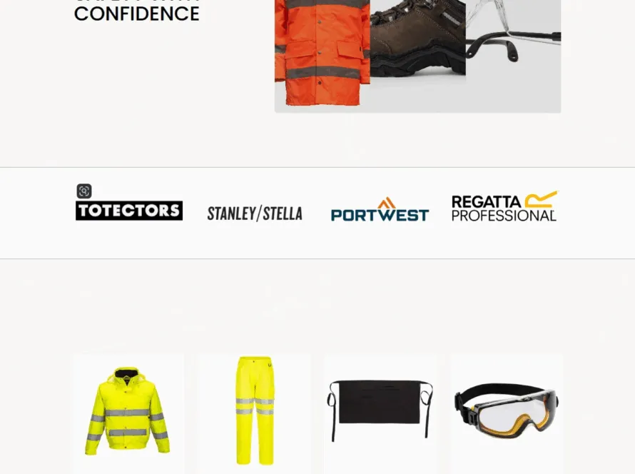 Web design for Work-Safety.co.uk — Health & safety training